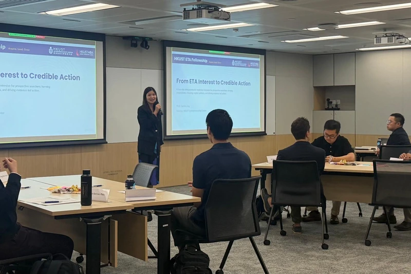 Participants at the inaugural HKUST ETA Fellowship intensive training in September 2026.