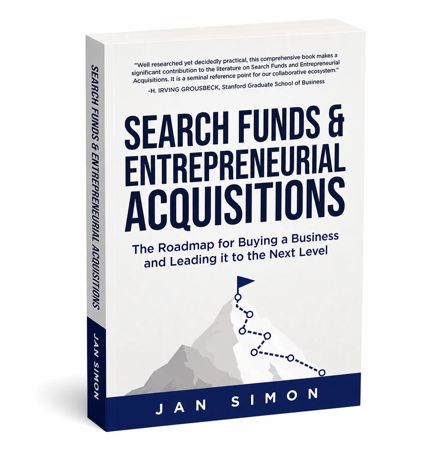 Search Funds & Entrepreneurial Acquisitions English edition cover